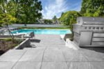 Bricmate Quartzit Grey Poolkant – 291x595x20mm Poolkant Innerhörn Vänster